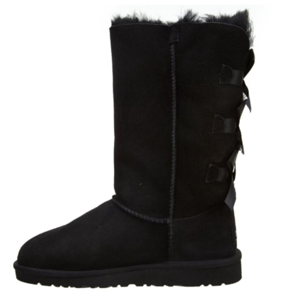 Ugg Australia Bailey Bow Tall Boot Big Kids Style : 1007309y Black size 4